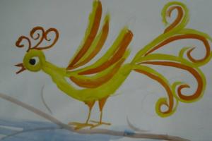 Рисование на тему «Птицы» в подготовительной группе детского сада